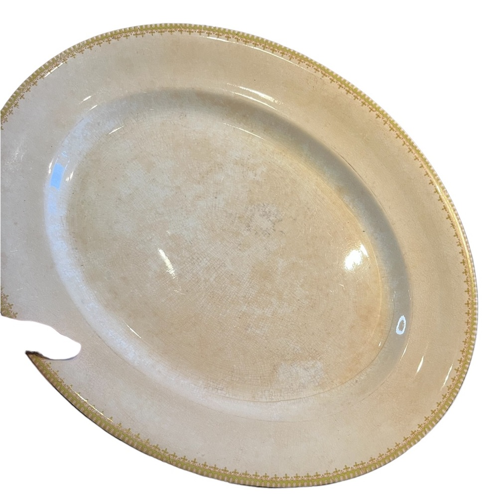 KT&K co. Large oval porcelain thanksgiving type tray